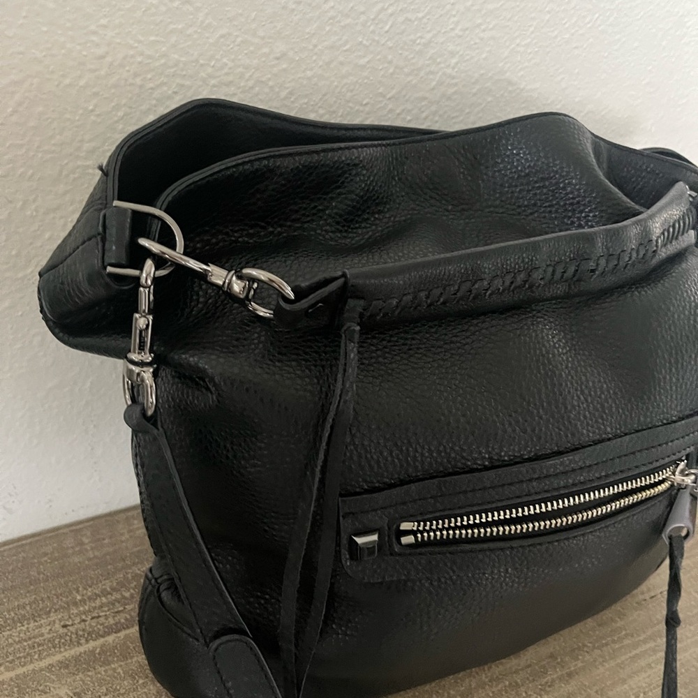 Rebecca Minkoff pebble leather 2 way bag purse - Picture 4 of 15